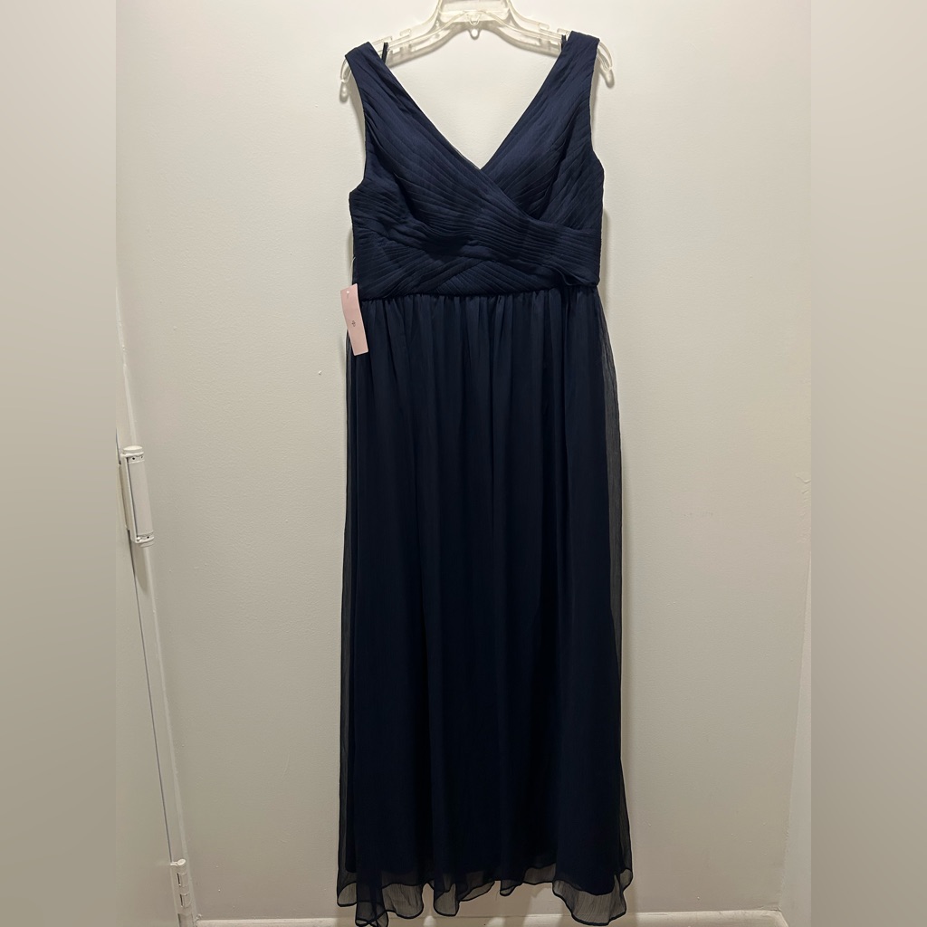 Bhldn Deep Blue Maxi Dress